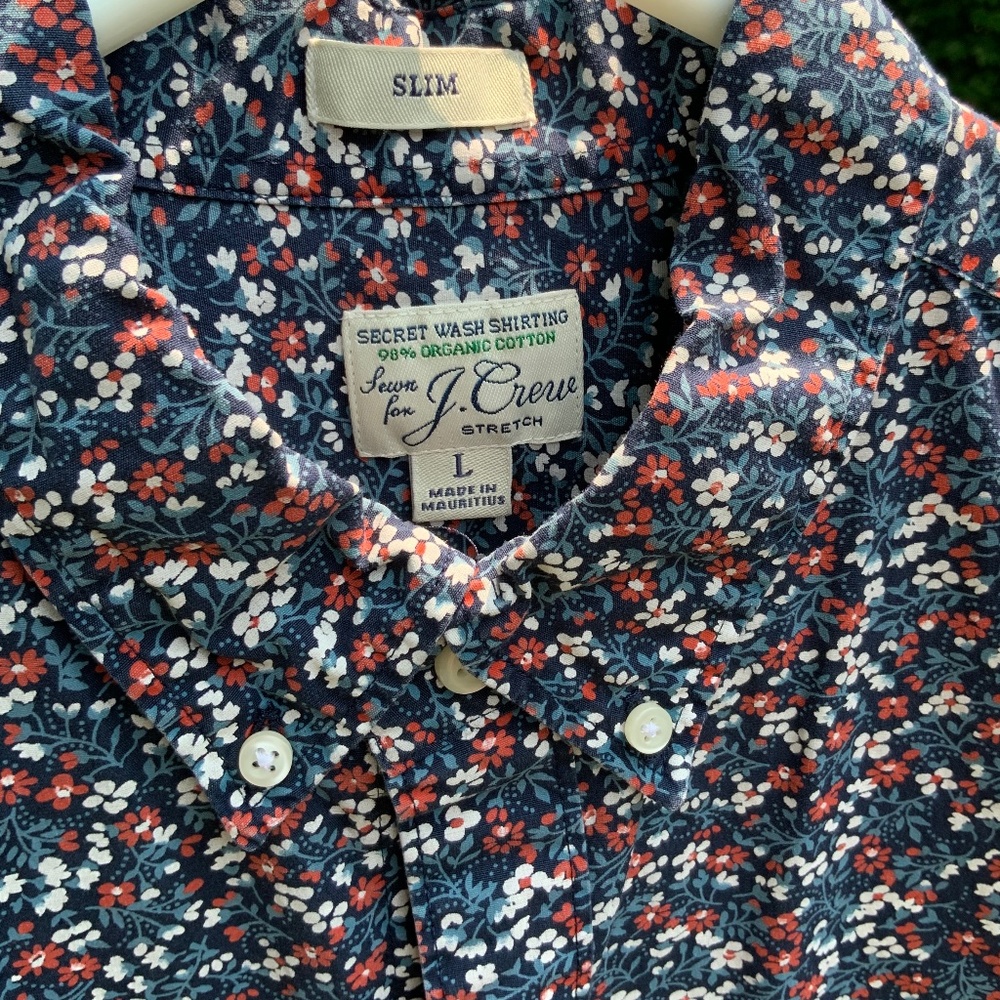 J. Crew slim stretch formal dress shirt